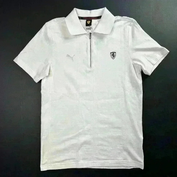 💰HUGE CLEARANCE SALE 💰 NWT Puma Scuderia Ferrari Mens Polo Jacquard Size Small - Picture 1 of 6